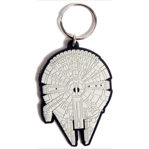 Přívěsek na klíče gumová Star Wars Millennium Falcon
