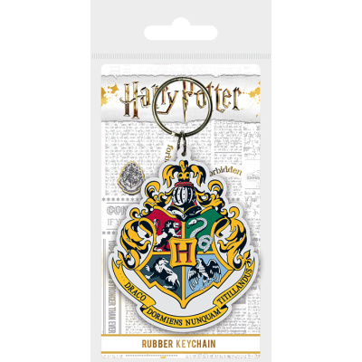 Přívěsek na klíče gumová Harry Potter Bradavický erb