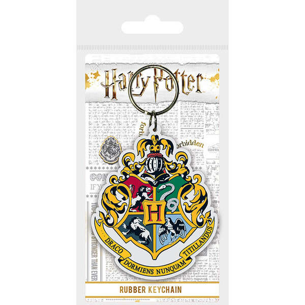 Přívěsek na klíče gumová Harry Potter Bradavický erb