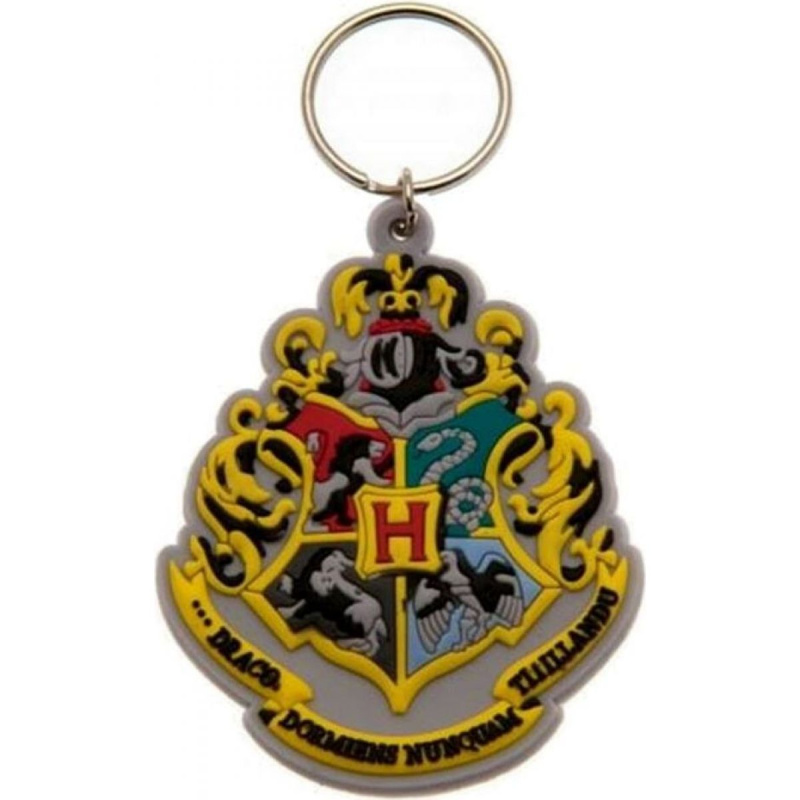 Přívěsek na klíče gumová Harry Potter Bradavický erb