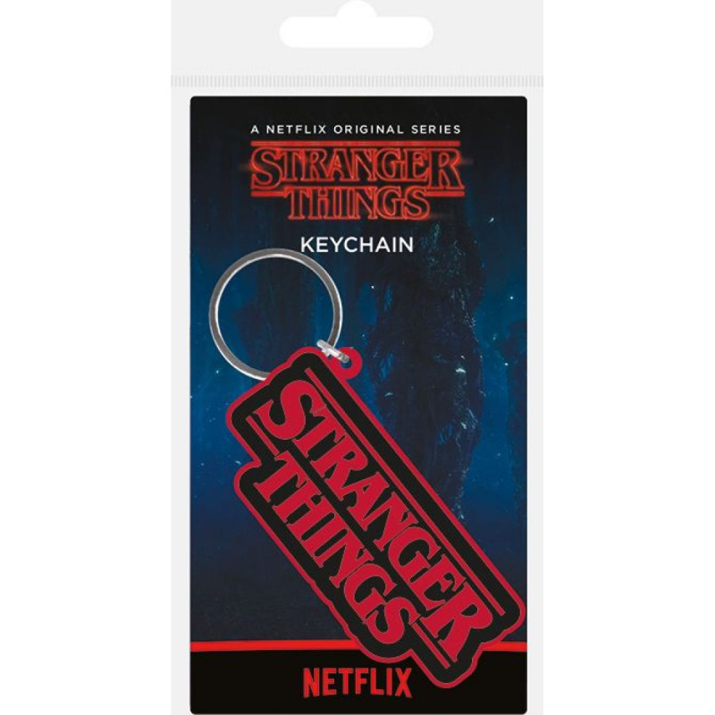 Klíčenka gumová, Stranger Things - logo