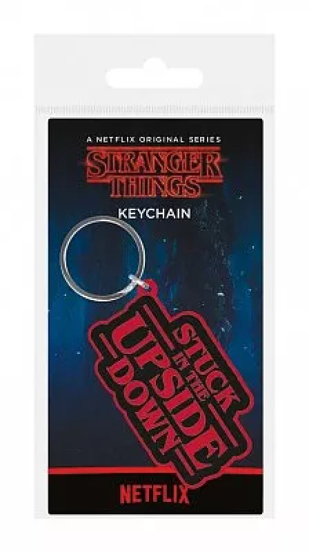 Klíčenka gumová Stranger Things (Stuck in The Upside Down)