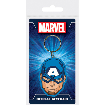 gumová klíčenka Marvel Captain America