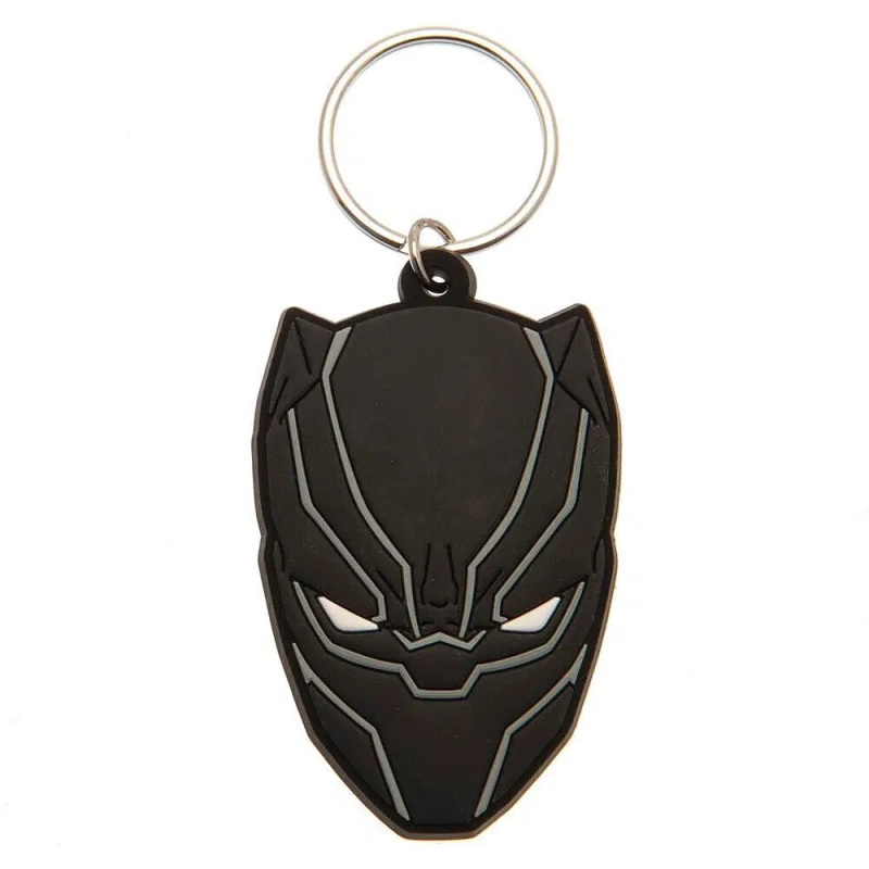 Gumová klíčenka Black Panther