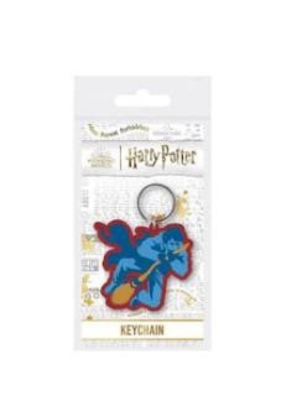 Gumová klíčenka Harry Potter koště