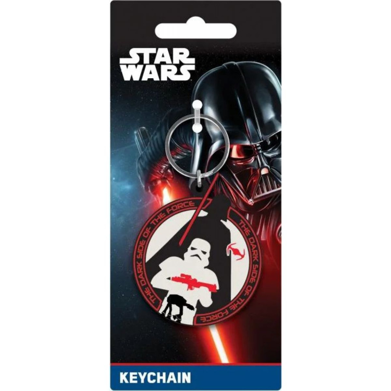 Gumová klíčenka Darth Vader a Stormtrooper