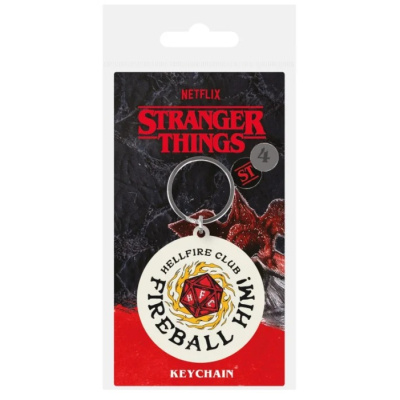 Gumová klíčenka Stranger Things Fireball