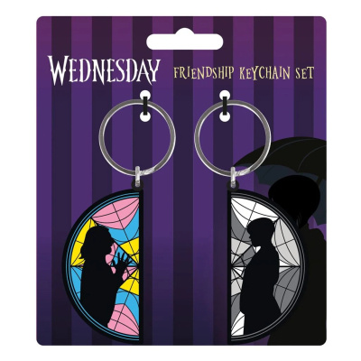Přívěsek na klíče Pyramid International Wednesday Enid Window 2 ks