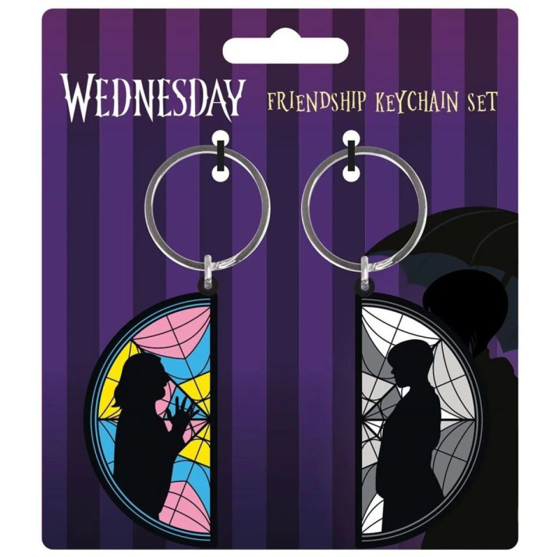 Přívěsek na klíče Pyramid International Wednesday Enid Window 2 ks
