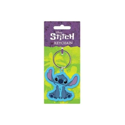Gumová klíčenka Pyramid International - Lilo & Stitch Modrá