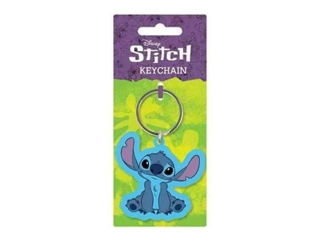 Gumová klíčenka Pyramid International - Lilo & Stitch Modrá