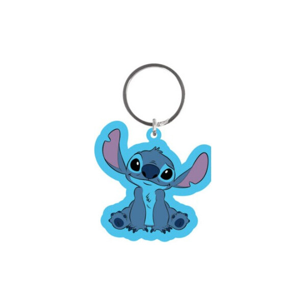 Gumová klíčenka Pyramid International - Lilo & Stitch Modrá