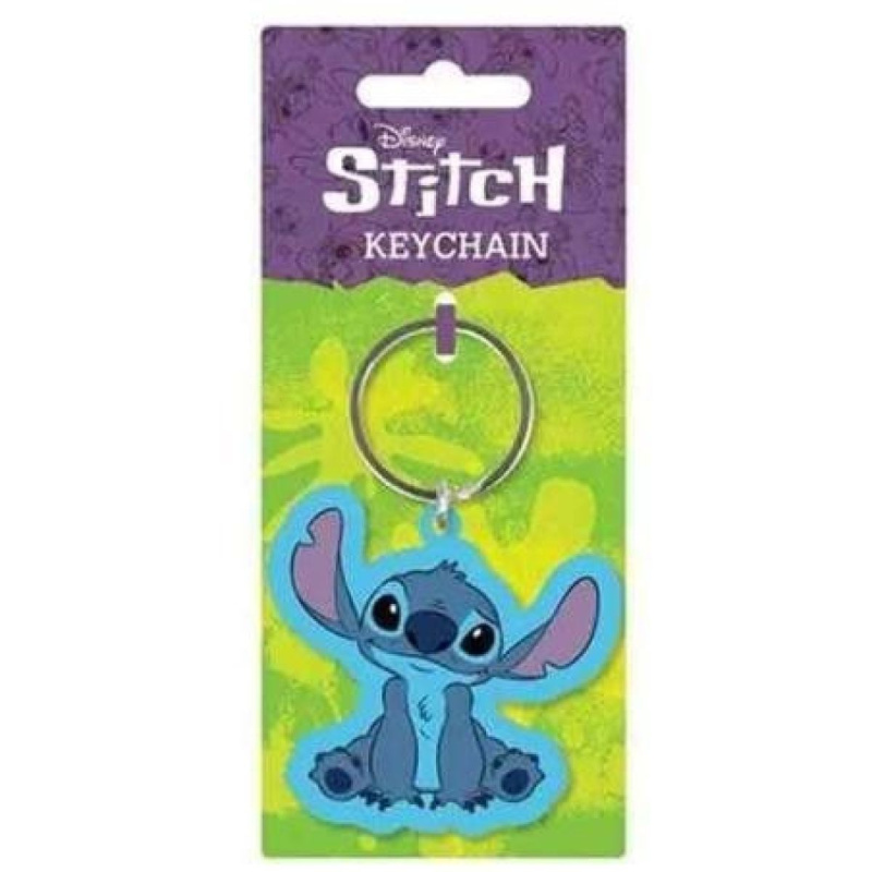 Gumová klíčenka Pyramid International - Lilo & Stitch Modrá
