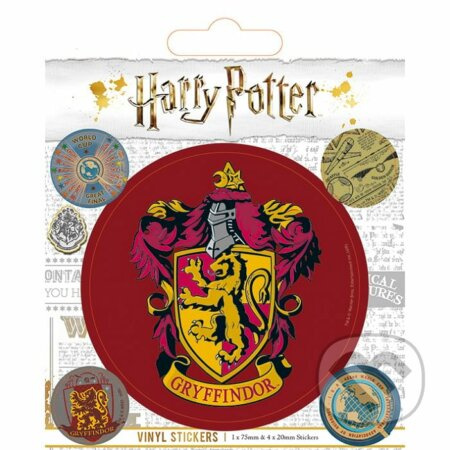 Vinylové samolepky Harry Potter - Nebelvír