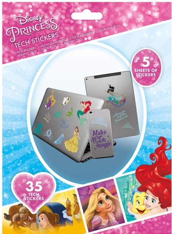 Samolepky Disney Princess Tech 35ks