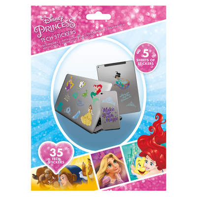Samolepky Disney Princess Tech 35ks