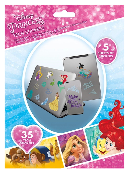 Samolepky Disney Princess Tech 35ks