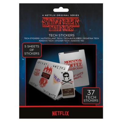 Samolepky Stranger Things Tech 37ks