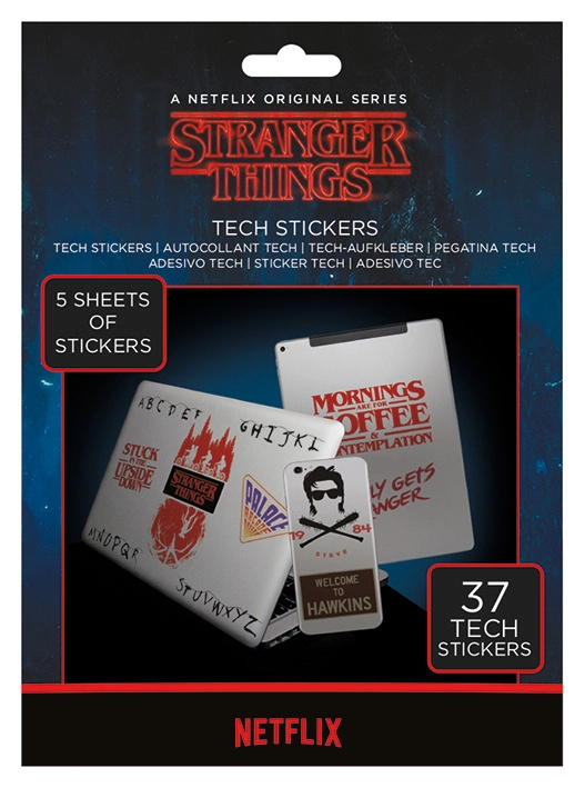 Samolepky Stranger Things Tech 37ks