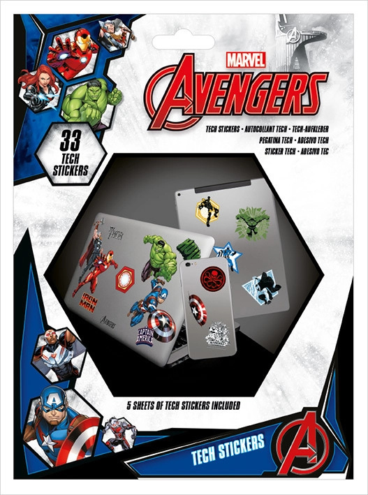 Sada samolepek Avengers