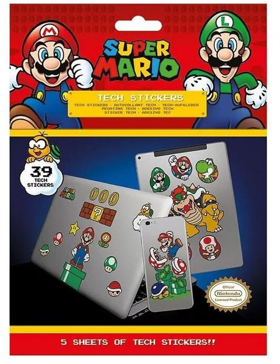 Sada Samolepek, Super Mario