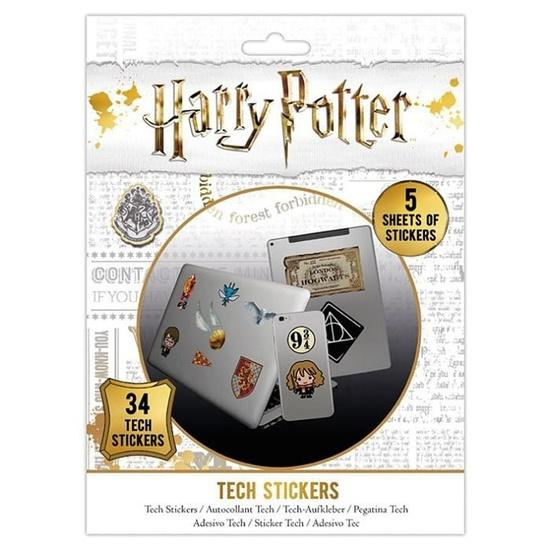 Samolepky Harry Potter, sada 34 ks