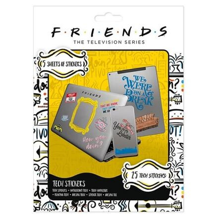 Samolepky Friends Tech 25ks
