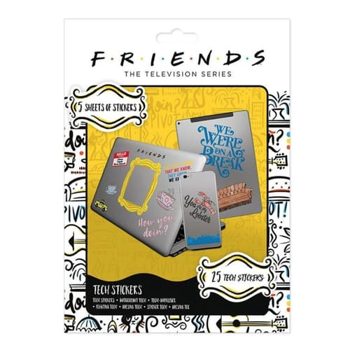 Samolepky Friends Tech 25ks