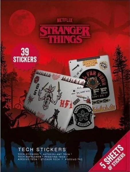 Technické samolepky Stranger Things 4