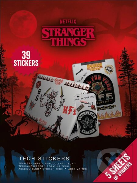 Technické samolepky Stranger Things 4