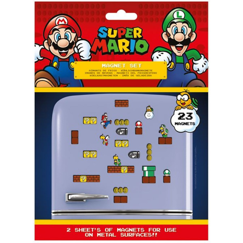 Sada magnetek Super Mario 23 ks