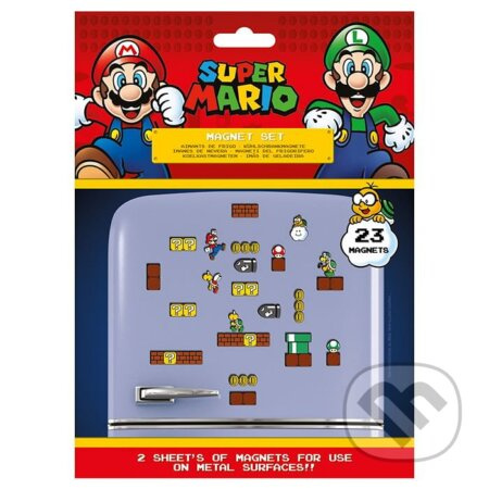 Sada magnetek Super Mario 23 ks