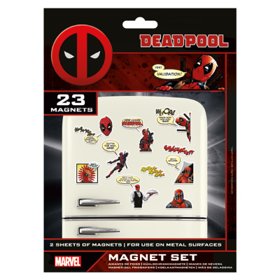 Sada magnetek Marvel Deadpool 23 ks