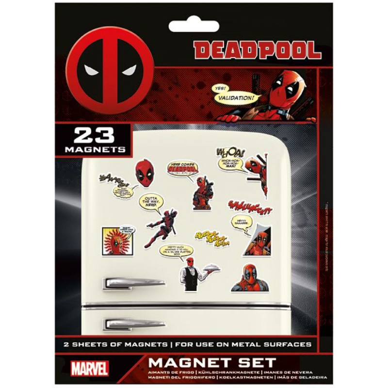 Sada magnetek Marvel Deadpool 23 ks