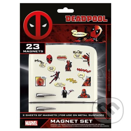 Sada magnetek Marvel Deadpool 23 ks