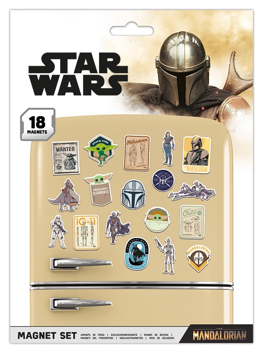 Sada Magnetek Star Wars Mandalorian 18 ks