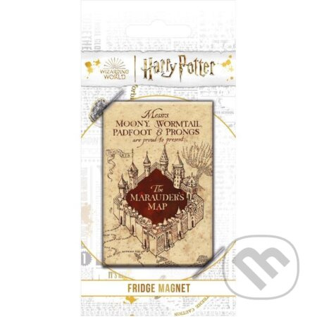 Magnetka Pobertův Plánek Harry Potter
