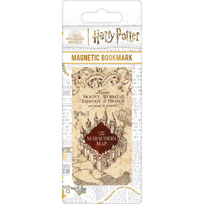 Harry Potter magnetická záložka Pobertův plánek