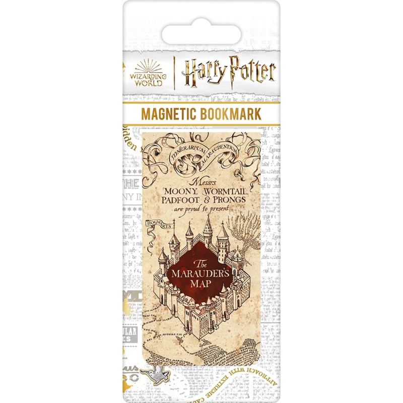 Harry Potter magnetická záložka Pobertův plánek