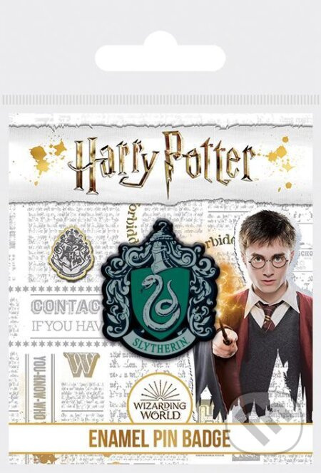 Odznak smalt Harry Potter Zmijozel