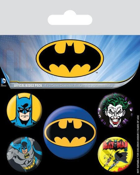 Sada odznakov Batman