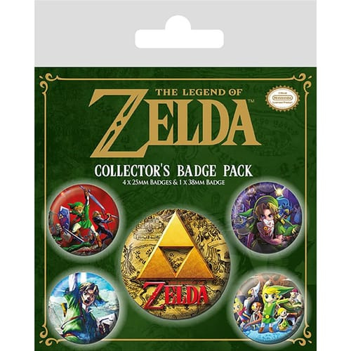 Sada odznakov The Legend of Zelda - Classics