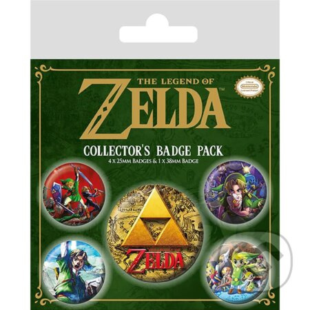 Sada odznakov The Legend of Zelda - Classics