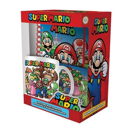 CurePink Dárkový set Nintendo|Super Mario: Evergreen hrnku GP85388 315 ml