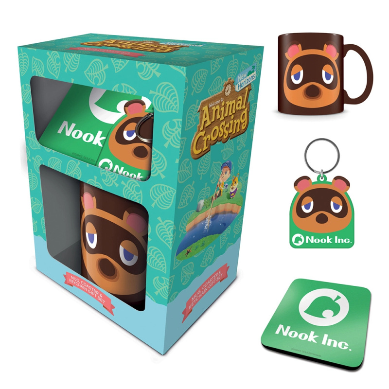 Pyramid International Dárková sada Animal Crossing Tom Nook 310 ml