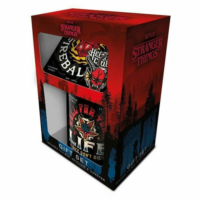 Pyramid International Dárková sada Stranger Things Hellfire Club 320 ml