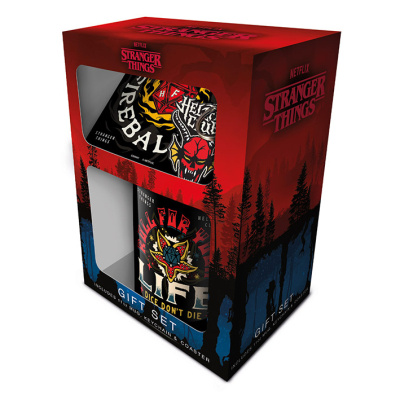 Pyramid International Dárková sada Stranger Things Hellfire Club 320 ml