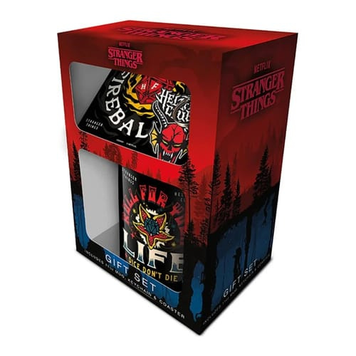 Pyramid International Dárková sada Stranger Things Hellfire Club 320 ml