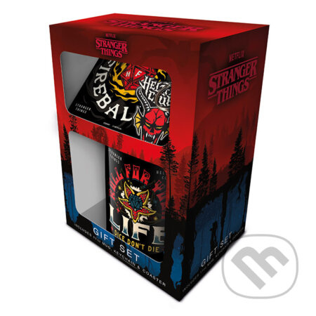 Pyramid International Dárková sada Stranger Things Hellfire Club 320 ml