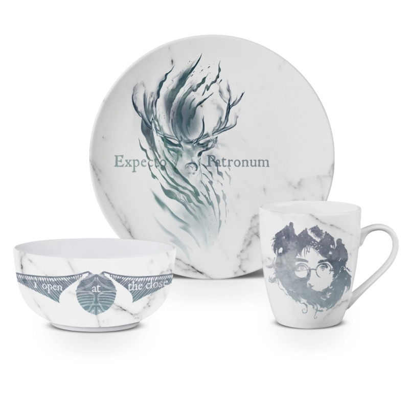 Dárkový set Harry Potter s miskou, talířem a hrnkem